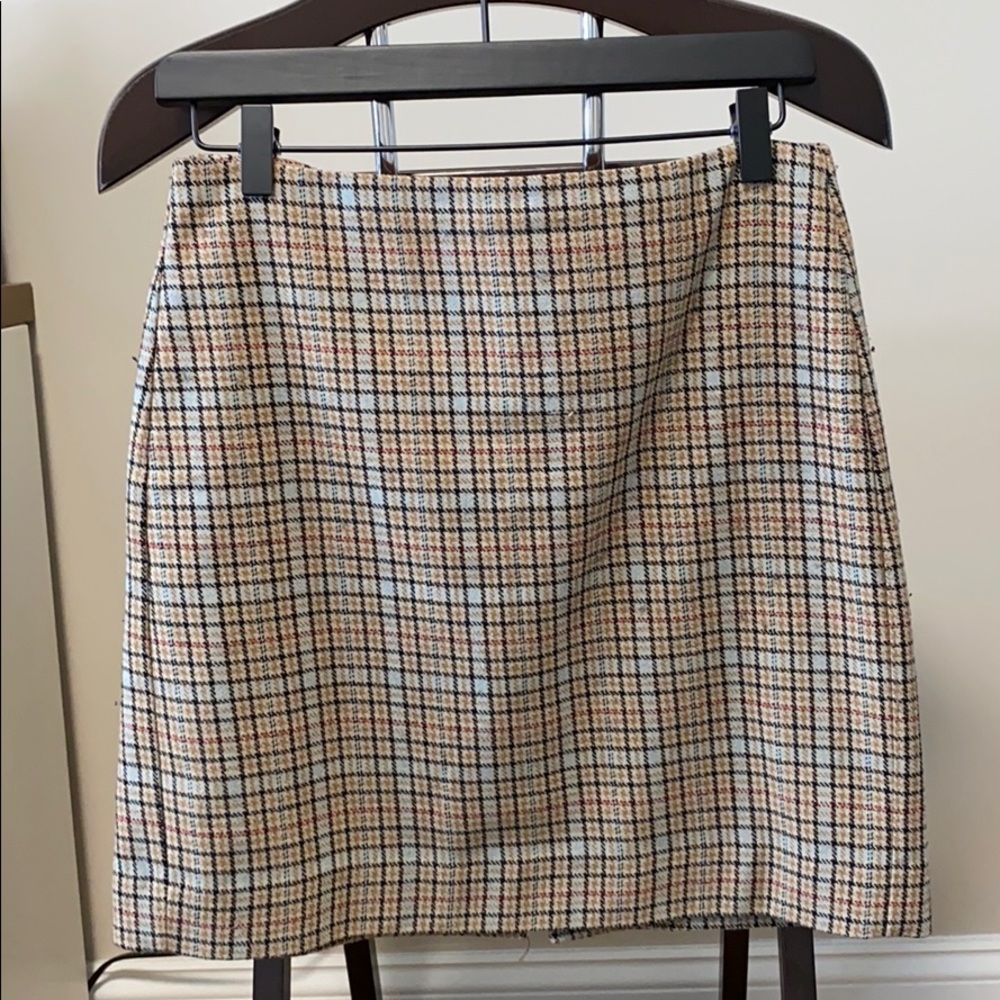 Banana republic plaid mini shirt